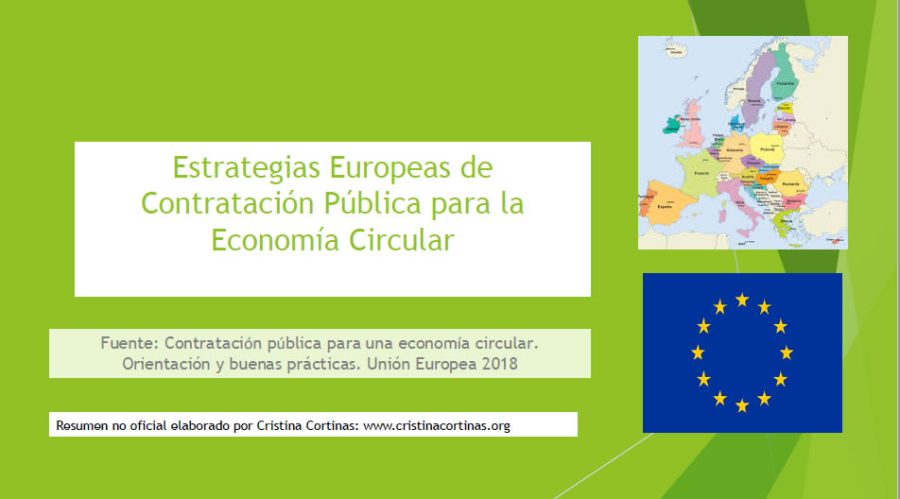 Estrategias Europeas de Contratación Pública para la Economía Circular