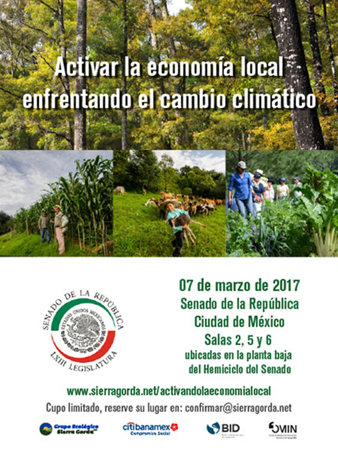 Conferencia: Activar la economía local enfrentando el cambio climático