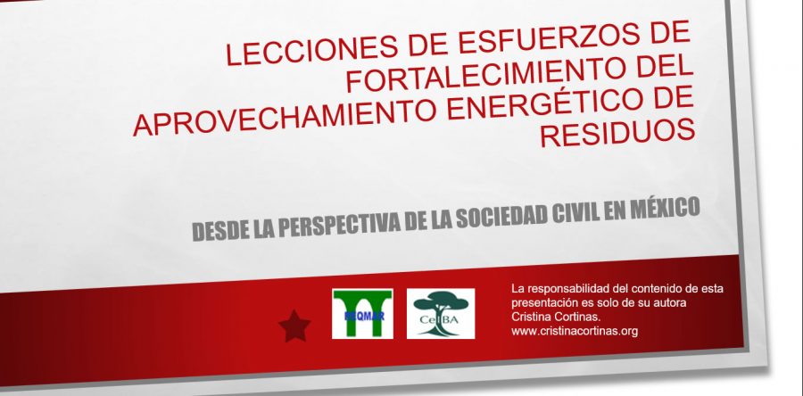 Lecciones de esfuerzos de fortalecimiento del aprovechamiento de residuos