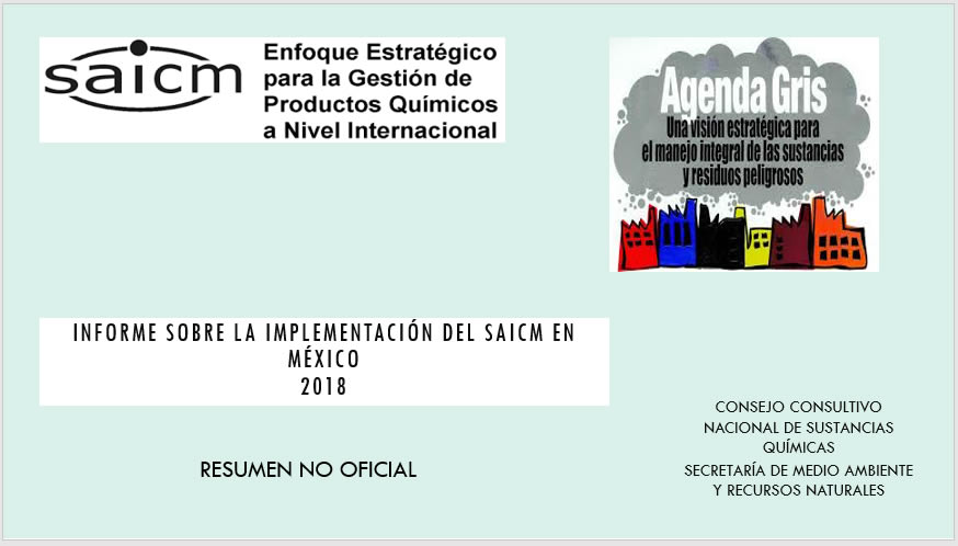 Informe sobre la implementación del SAICM en México 2018