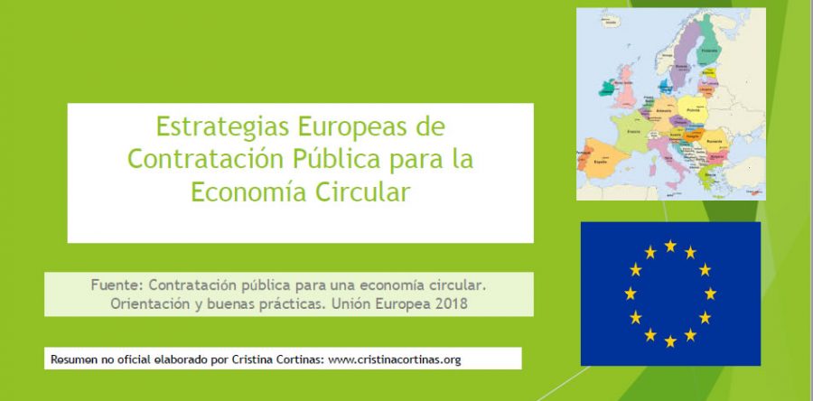 Estrategias Europeas de Contratación Pública para la Economía Circular