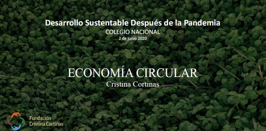 Hoy 2 de junio Conferencia sobre Economía Circular