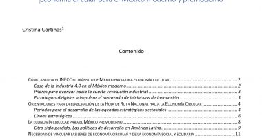 Economía circular para el México moderno y premoderno