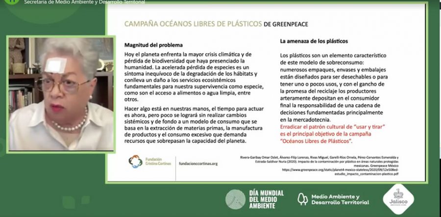 Mi conferencia “Por un México sin contaminación por plásticos para salvar al planeta”