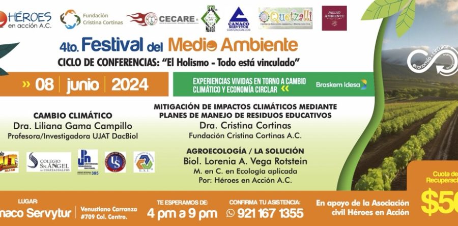 4to Festival del Medio Ambiente, Ciclo de conferencias: “El Holismo- Todo está vinculado”