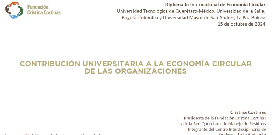 Conferencia para diplomado de universidades de México, Colombia y Bolivia
