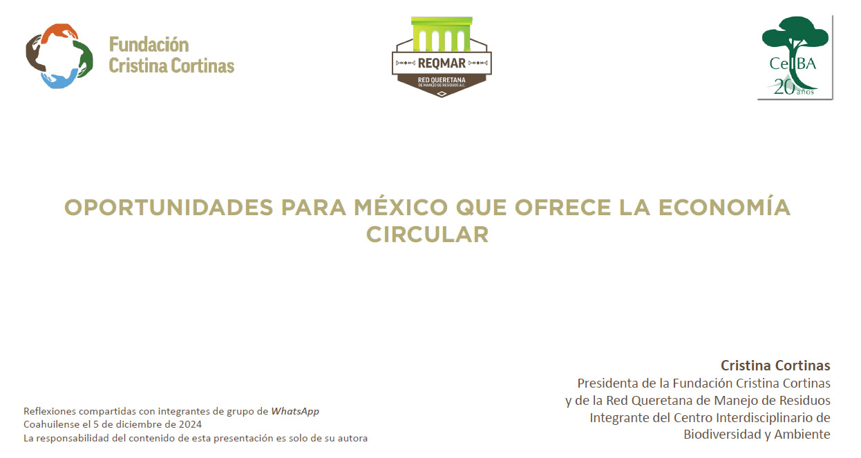 Oportunidades para México que ofrece la economía circular