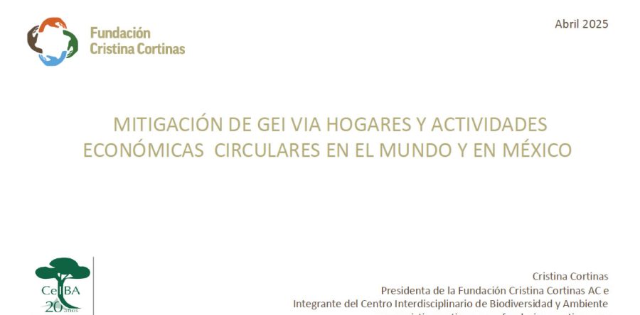 Mitigación de GEI en hogares circulares