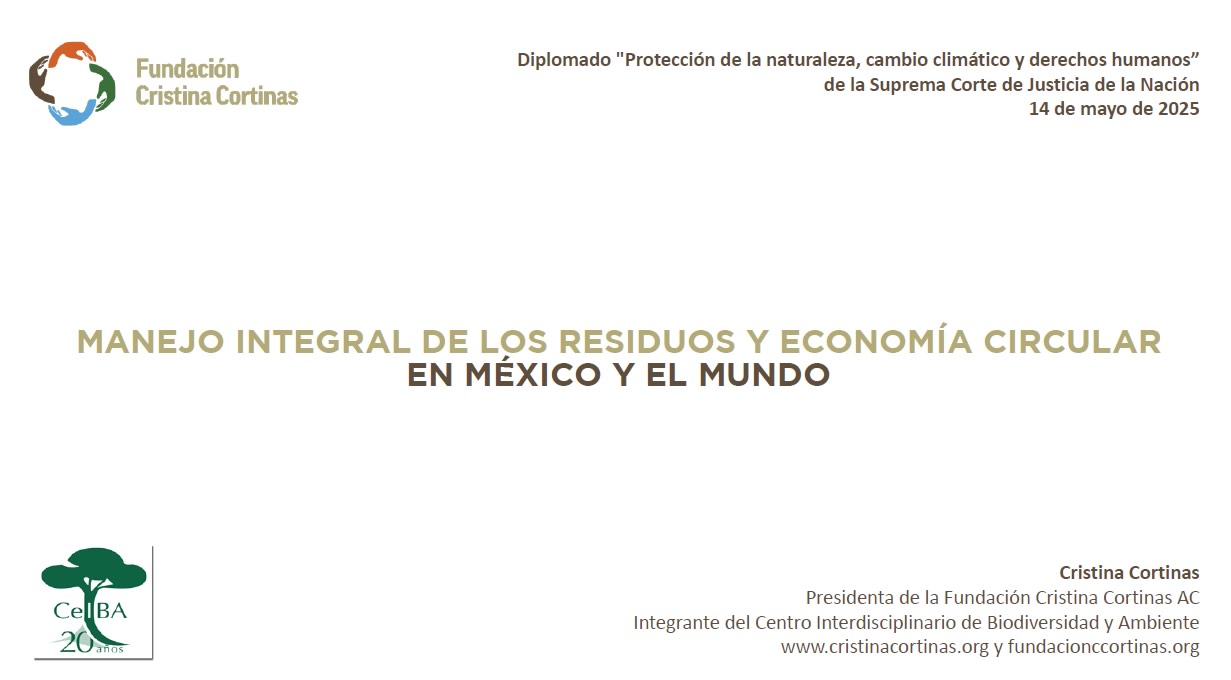 Manejo integral de los residuos y economía circular en 2025