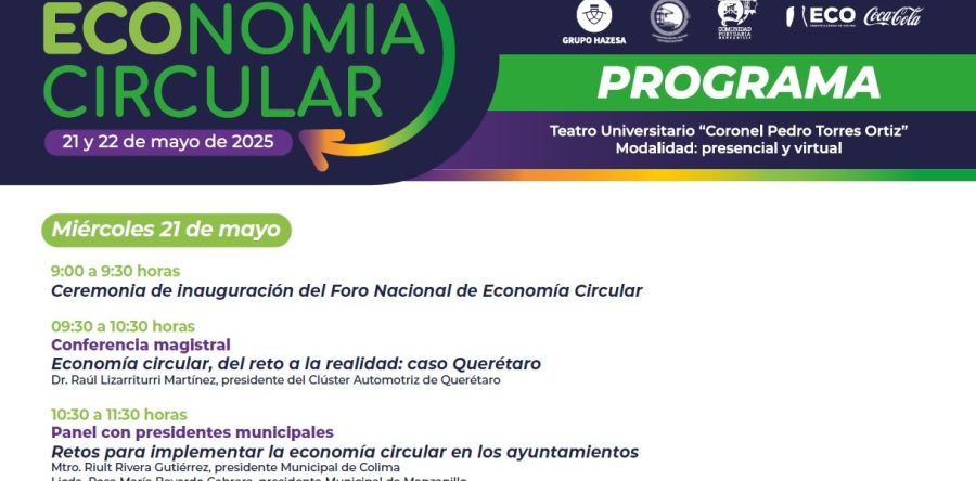 Programa Conferencia Colima 21 de mayo