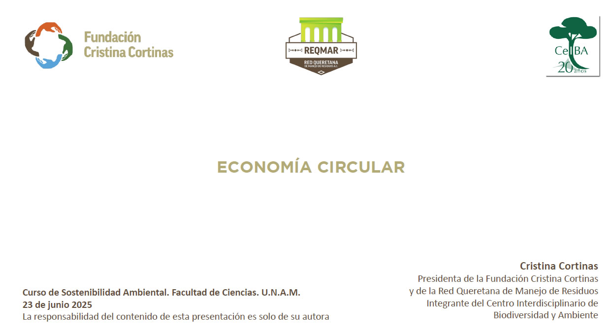Economía circular Curso UNAM C Cortinas