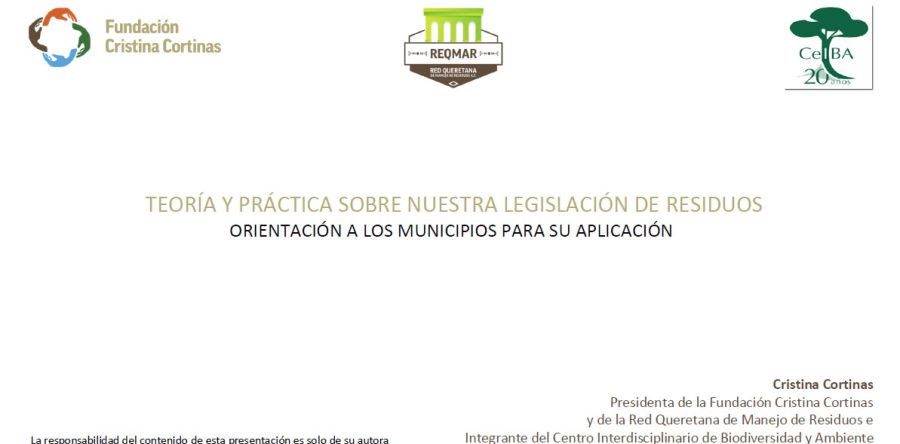 ESTE ES EL MOMENTO PARA QUE LOS MUNICIPIOS TRANSITEN HACIA UNA ECONOMÍA CIRCULAR CERO RESIDUOS