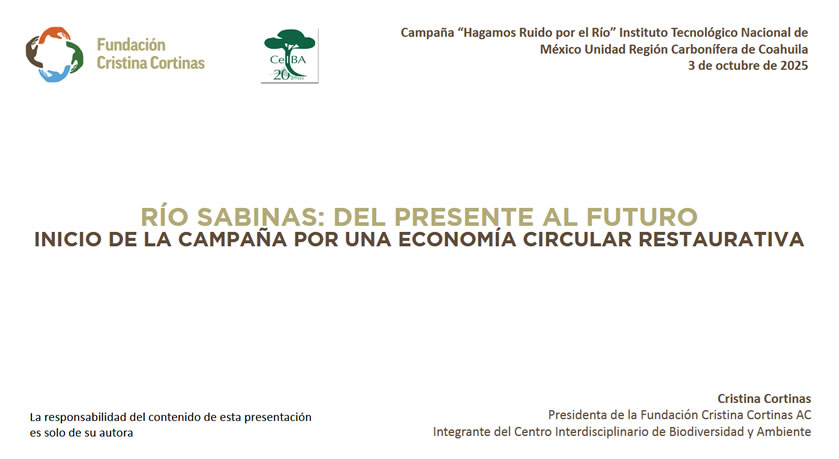 Río Sabinas del Presente al Futuro