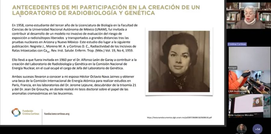 Ponencia magistral – Dra. Cristina Cortinas