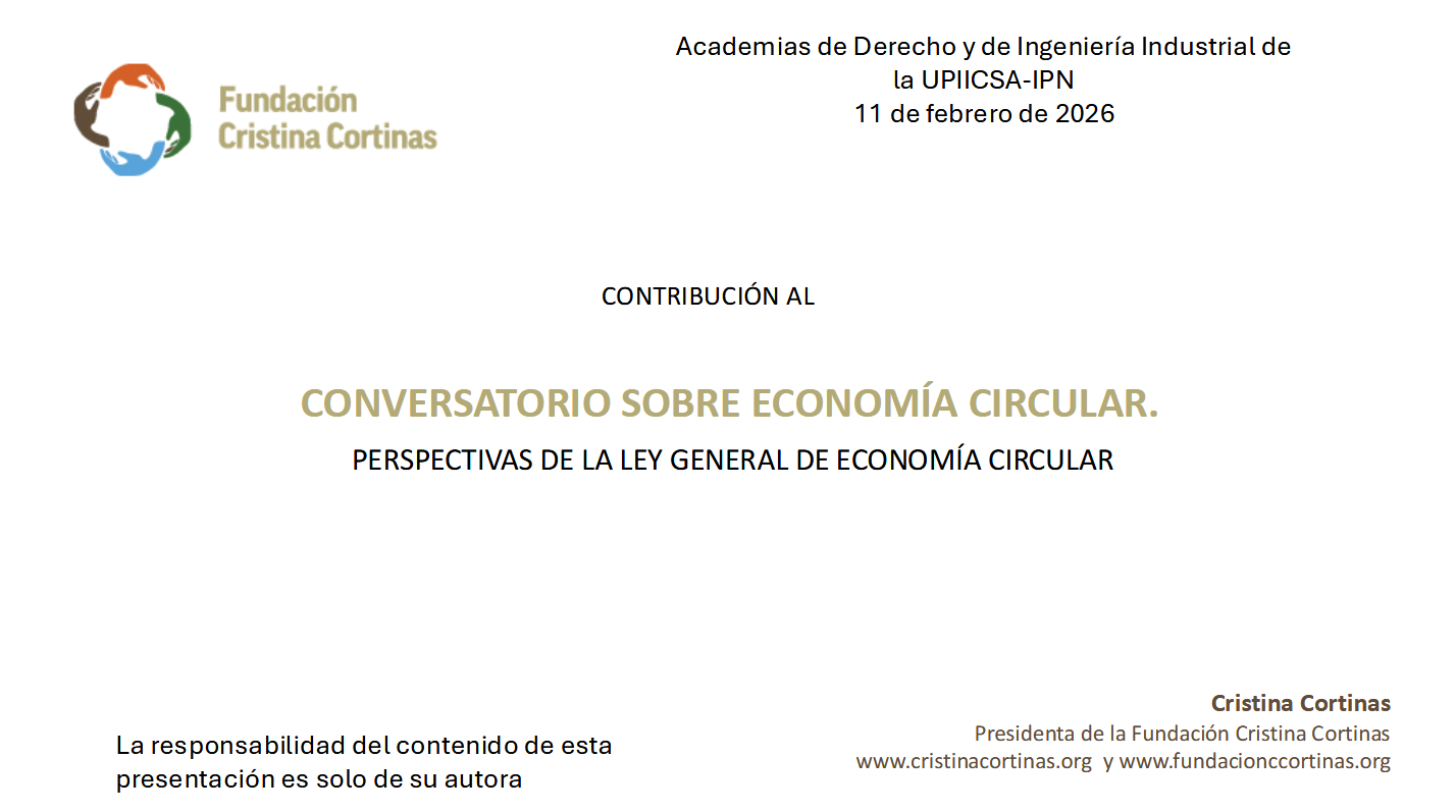 INTERÉS EN DIALOGAR ACERCA DE LA POSIBILIDAD DE CONTRIBUIR A CONSTRUIR EL REGLAMENTO DE LA LEY GENERAL DE ECONOMÍA CIRCULAR