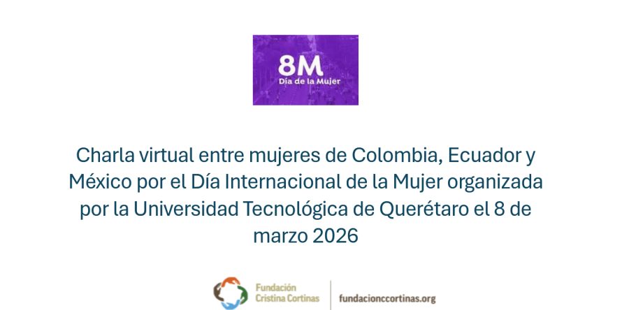 Charla virtual entre mujeres el día inernacional de la mujer