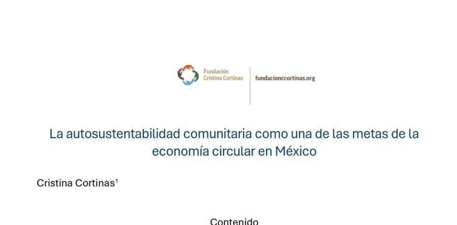 INVITACIÓN A IMPULSAR LA AUTOSUSTENTABILIDAD COMUNITARIA