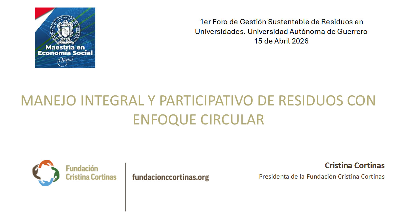1er Foro de Gestión Sustentable de Residuos en Guerrero