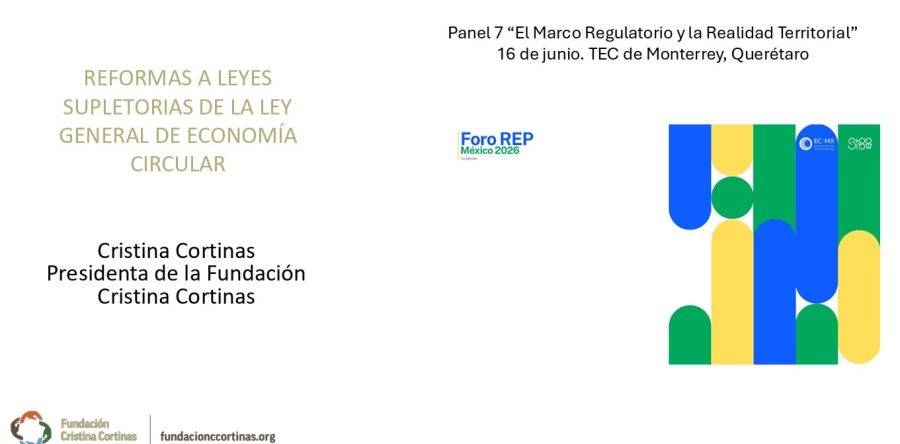 Difusión de reformas de leyes ambientales supletorias de la Ley General de Economía Circular