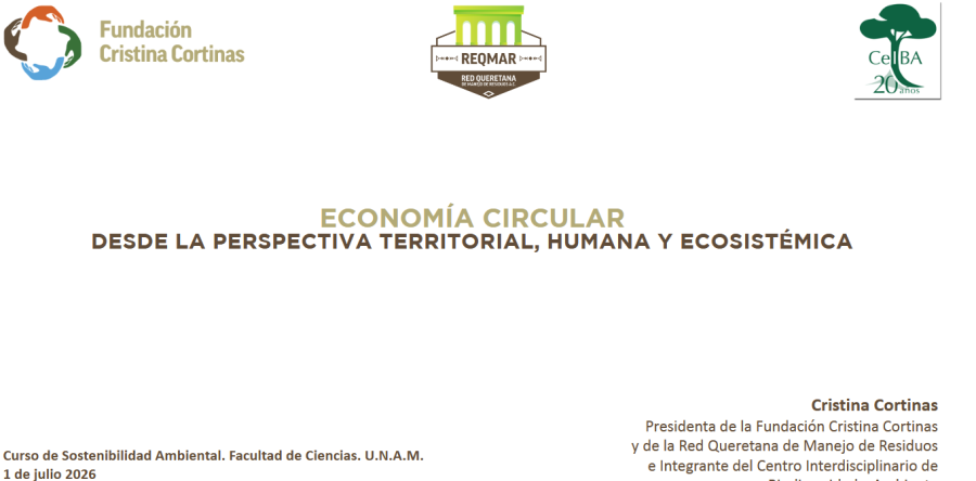 ECONOMÍA CIRCULAR DESDE LA PERSPECTIVA TERRITORIAL, HUMANA Y ECOSISTÉMICA