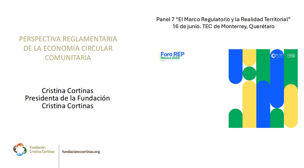 Seguimiento de mi participación en el Foro REP México 2026. Para facilitar a los interesados su propuesta de aspectos que debieran cubrirse en el Reglamento de la Ley General de Economía Circular